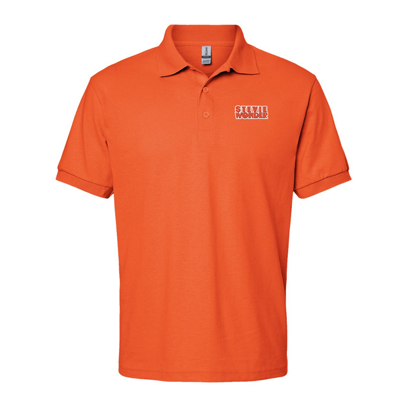 Men's Stevie-Wonder Gildan Dry Blend Jersey Polo